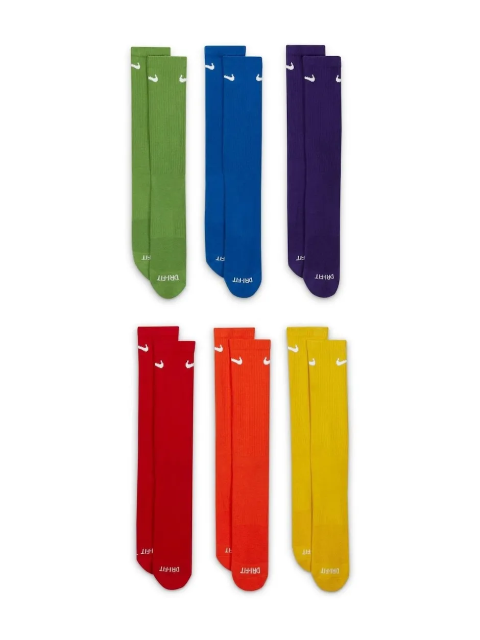 Nike - Lot de chaussettes d'entraînement Everyday Plus Cushioned Crew 6 (0) Écru Clearance