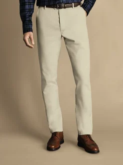 Charles Tyrwhitt Écru - Pantalon chino Classic Fit Ultimate sans fer Outlet