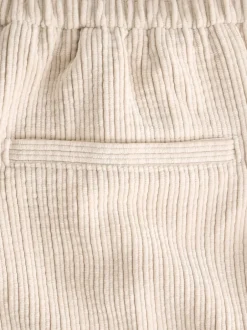 Next - Pantalons Amples en velours côtelé doux écru Hot