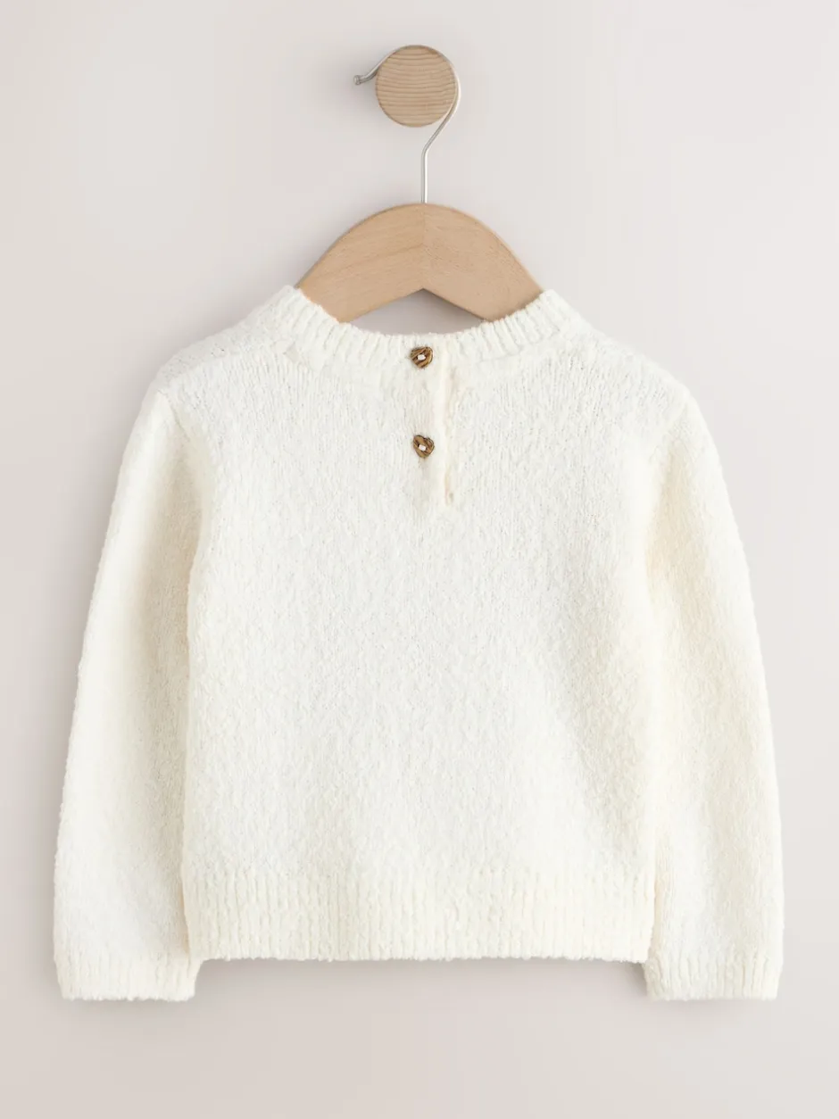 Next écru - Pull saucisse chien (3mois-7ans) Outlet