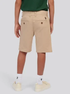 U.S. Polo Assn - Short chino classique US Polo Assn Écru