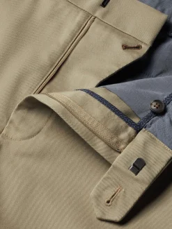 Charles Tyrwhitt Écru - Slim Fit (Slim Fit) - Chino Français Slim Fit Ultimate sans fer New