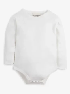 The Little Tailor Écru - Ensemble salopette et body en polaire sherpa épaisse bébé