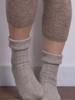 Totes Écru - Chaussettes d'hiver pour dames en cachemire Blend Outlet