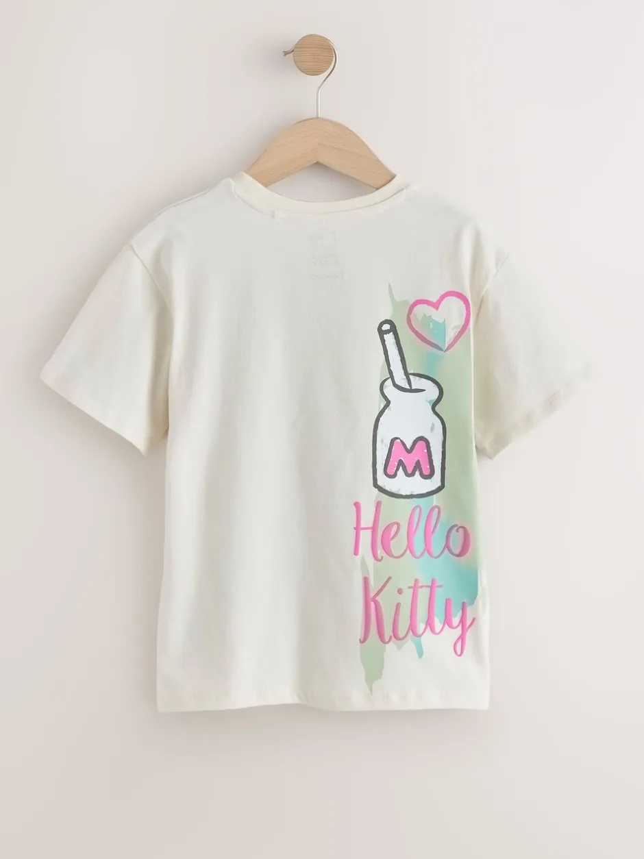 Next écru - T-shirt imprimé graphique oversize Hello Kitty (3-16ans) Online