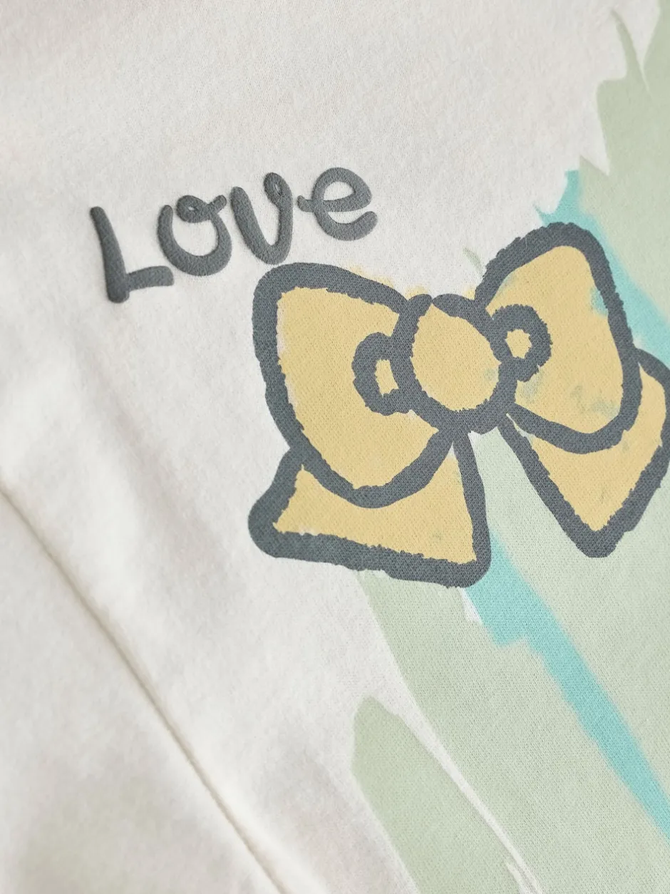 Next écru - T-shirt imprimé graphique oversize Hello Kitty (3-16ans) Online