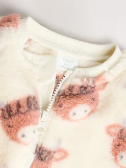 Next Écru Hamish - Combinaison de nuit épaisse en polaire bébé Sale