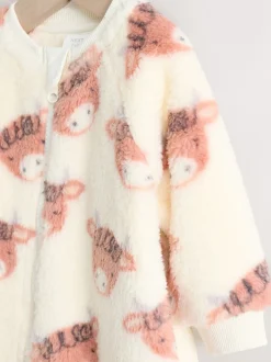 Next Écru Hamish - Combinaison de nuit épaisse en polaire bébé Sale