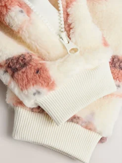 Next Écru Hamish - Combinaison de nuit épaisse en polaire bébé Sale