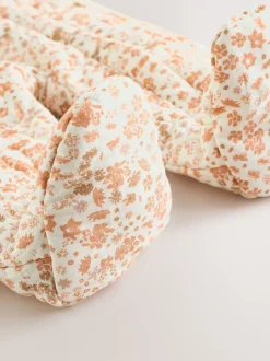 Next Écru Imprimé Fleuri - Combinaison Bébé à capuche Effet froissé tissée (0mois-2ans) Hot