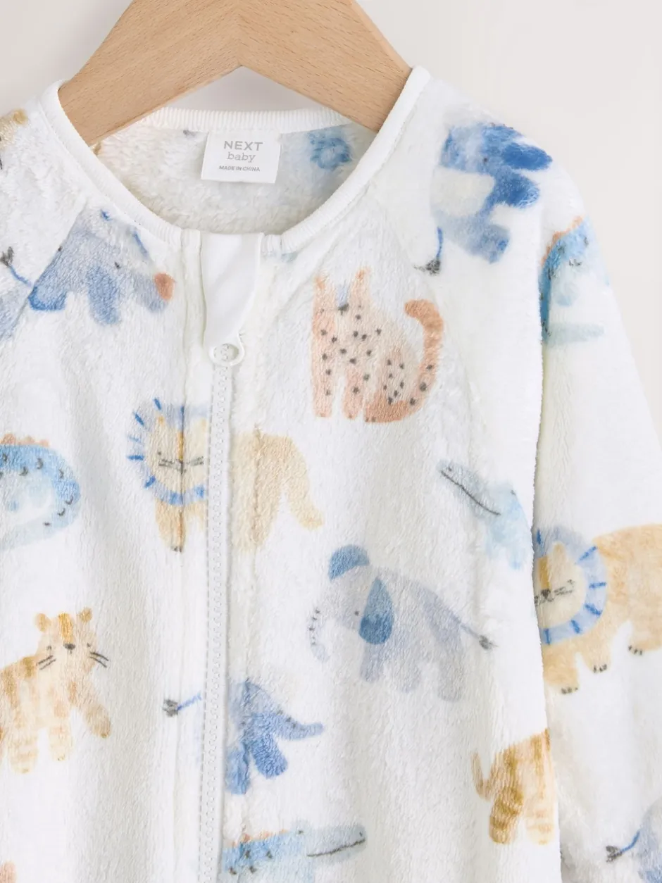 Next Écru imprimé safari - Dors-bien bébé pour polaire Clearance