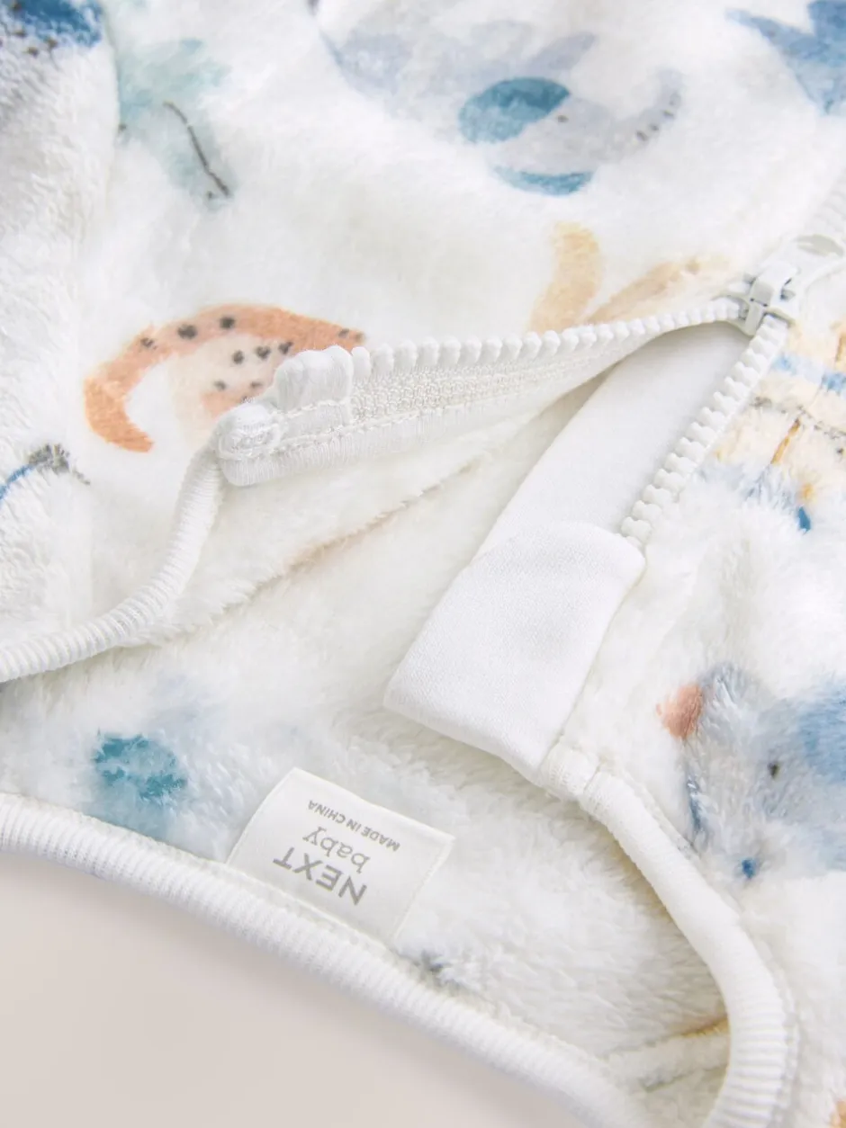 Next Écru imprimé safari - Dors-bien bébé pour polaire Clearance