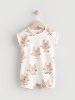 Next Écru J'aime ma maman - Barboteuse bébé Clearance