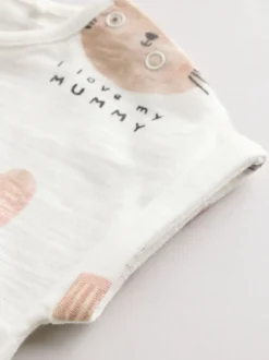 Next Écru J'aime ma maman - Barboteuse bébé Clearance