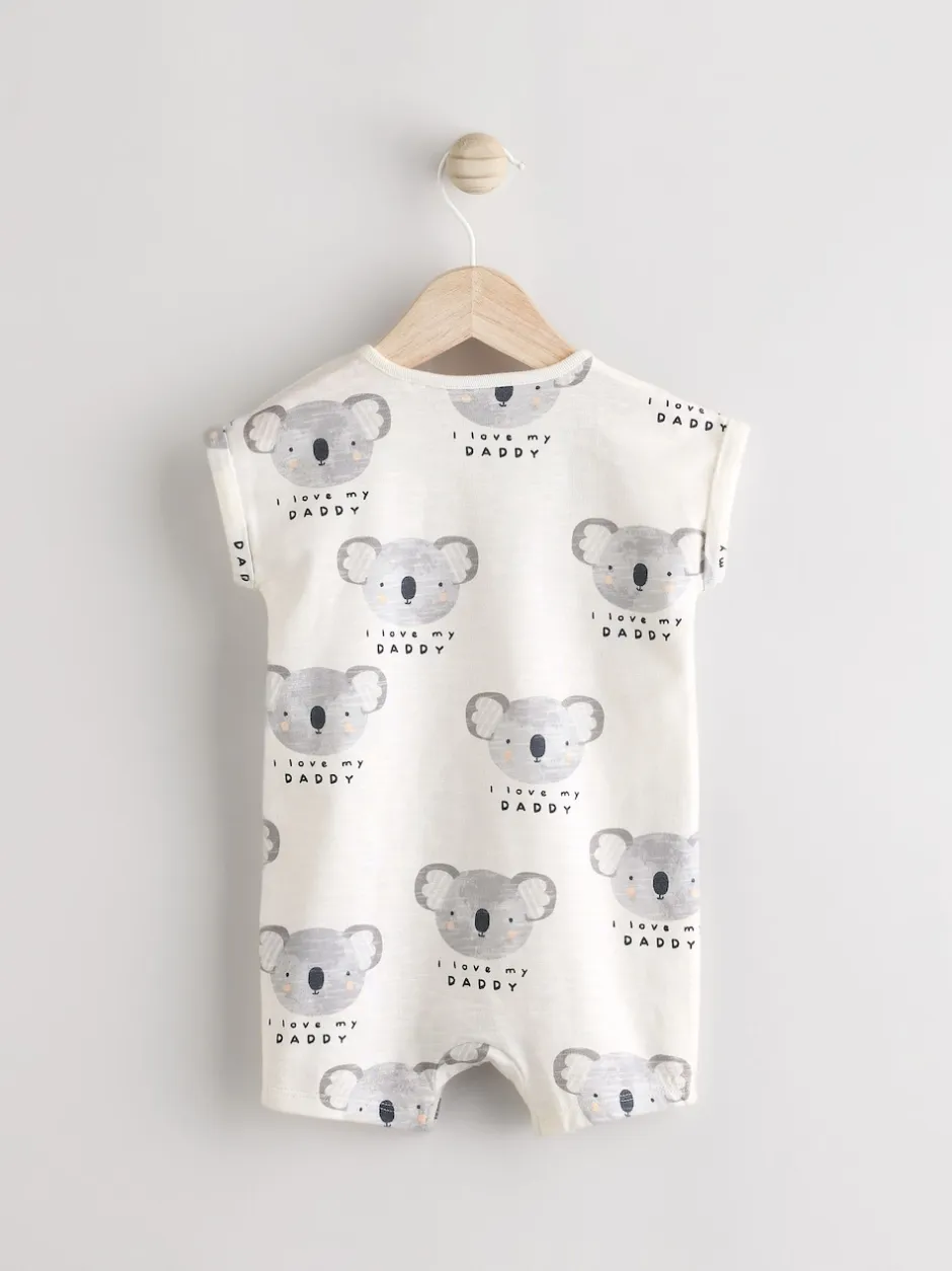 Next Écru J’aime mon papa - Barboteuse bébé Discount