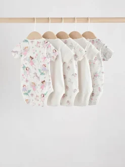 Next Écru motif fée - Bodysuits Manches courtes 5 Pack Online
