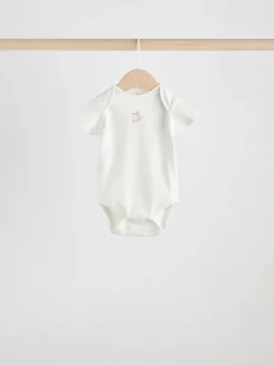 Next Écru motif fée - Bodysuits Manches courtes 5 Pack Online