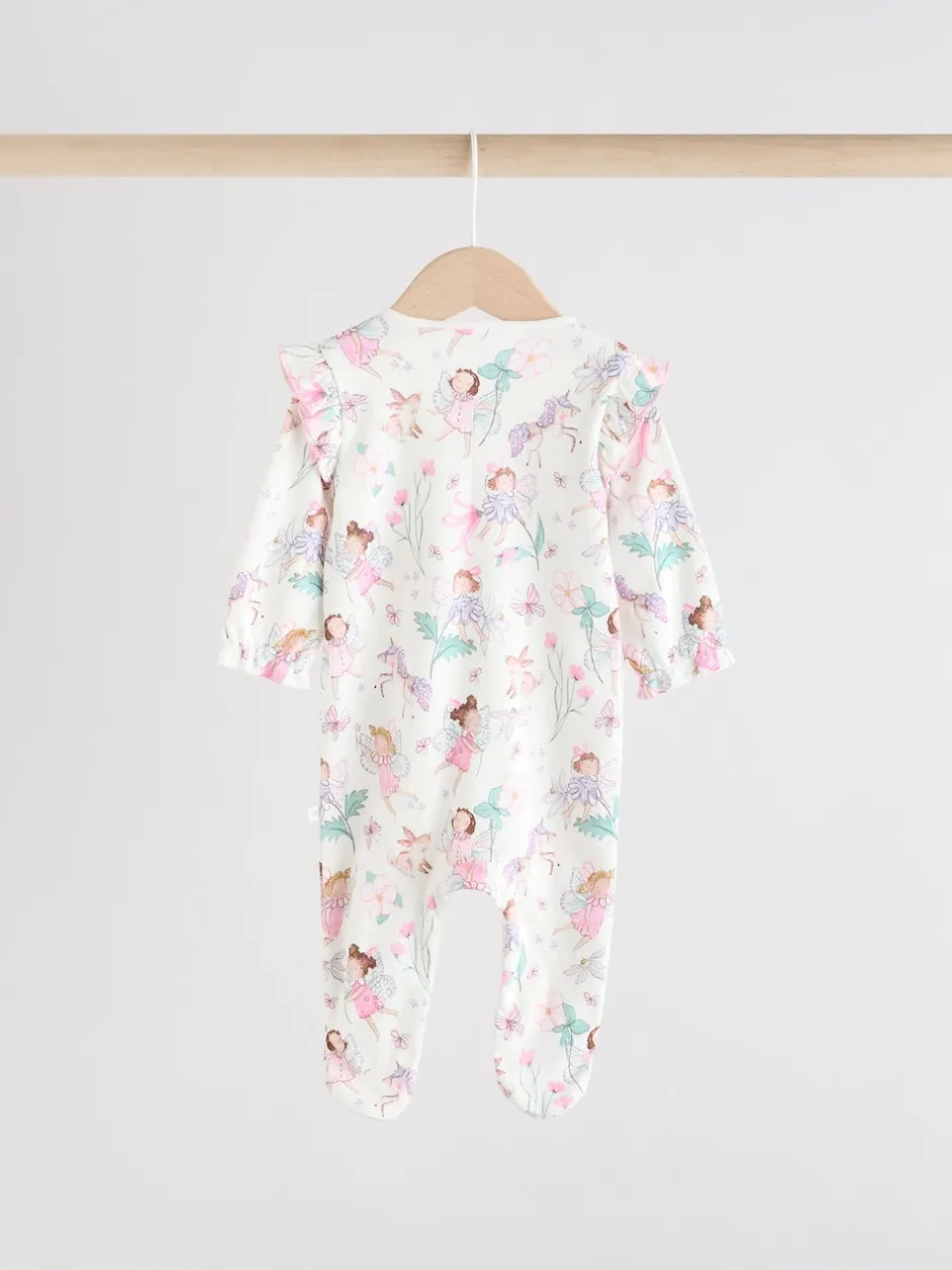 Next Écru motif fée - Lot de 3 dors-bien bébé à fermeture éclair bidirectionnelle (0-2ans) Best