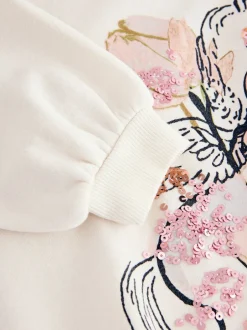 Next - Robe-chaussette (3-16ans) Écru motif licorne Online