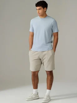 Next - Ajustement régulier - Lot de t-shirts essentiels en coton 6 Écru/Bleu/Vert/Neutre Mushroom/Gris/Pierre New