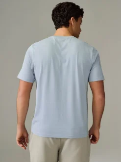 Next - Ajustement régulier - Lot de t-shirts essentiels en coton 6 Écru/Bleu/Vert/Neutre Mushroom/Gris/Pierre New