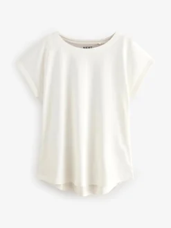 Next Écru/Taupe/Brown/Bleu/Jaune - Lot de 5 T-shirts à mancherons Best