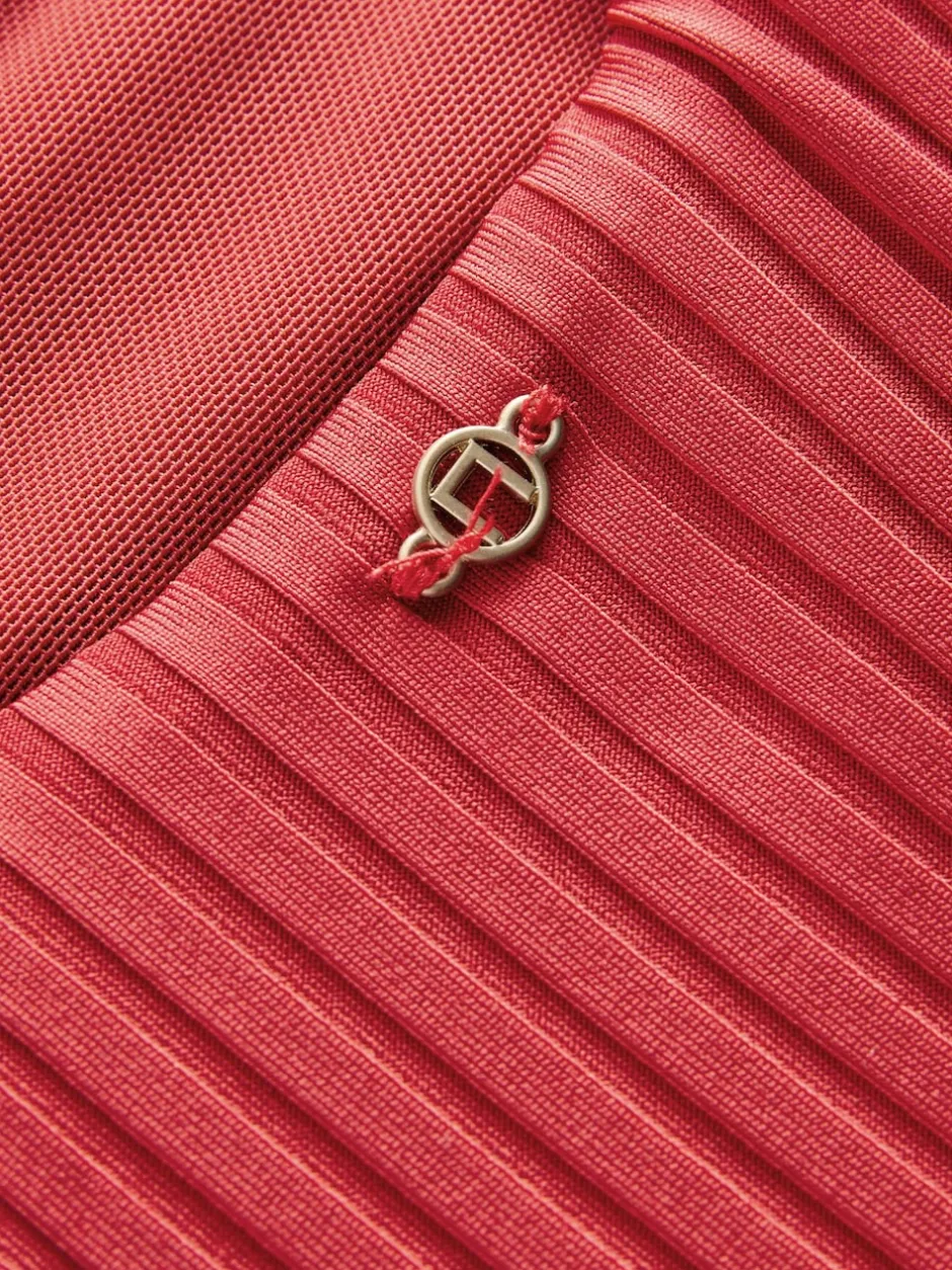 Next - Maillot de bain plongeant et galbant avec contrôle du ventre Côtes rouges Sale