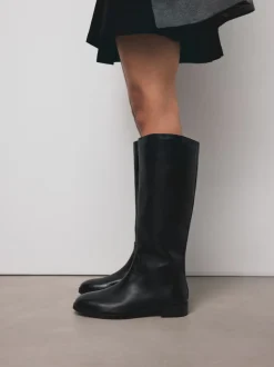 Next Cuir noir - Bottes d’équitation Forever Comfort® Coupe standard avec mollet large Clearance