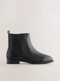 Next Cuir noir - Bottines Chelsea ultra confortables Hot