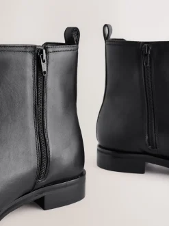 Next Cuir noir - Bottines Chelsea ultra confortables Hot