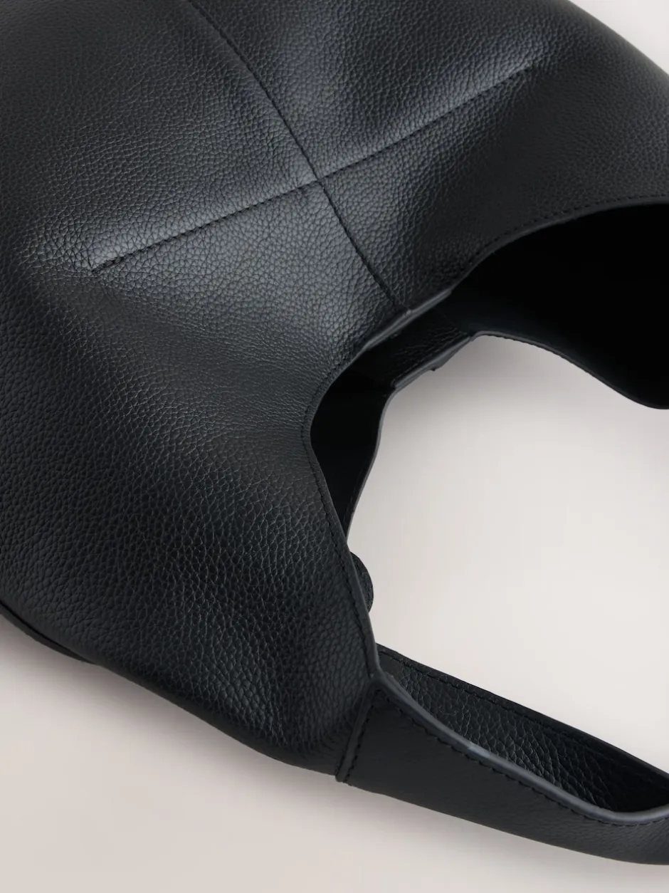 Next Cuir noir - Sac à bandoulière ample Online