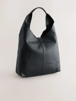 Next Cuir noir - Sac à bandoulière ample Online