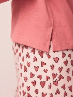 Next - Pyjama à manches courtes Cœur rouge Clearance