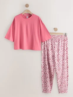 Next - Pyjama à manches courtes Cœur rouge Clearance