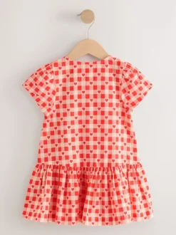 Next Cœur rouge - Robe en coton à manches courtes (3mois8ans) Clearance
