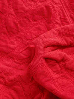 Next Cœur rouge - Sweat-shirt matelassé (3-16ans) Discount