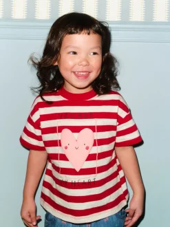 Next Cœur rouge - T-shirt Manches courtes (3mths-7yrs) Discount