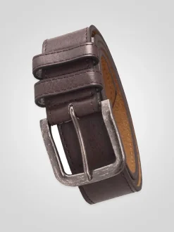 D555 ARCHIE Ceintures de jean en cuir à boucle antique 3.9cm Largeur Sale