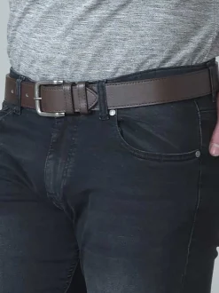 D555 ARCHIE Ceintures de jean en cuir à boucle antique 3.9cm Largeur Sale