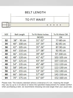 D555 ARCHIE Ceintures de jean en cuir à boucle antique 3.9cm Largeur Sale