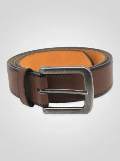 D555 avant Bord bruni Faux 3. Ceinture en cuir de largeur 50 cm Outlet