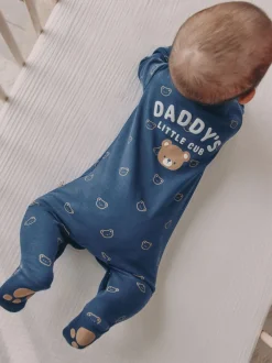 Next Daddys bleu marine Little Cub - Bébé Family Combinaison de nuit (0-2yrs) Outlet