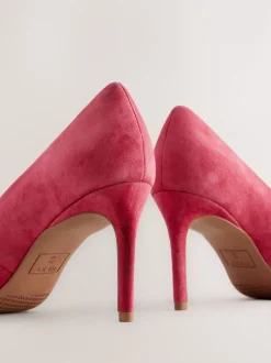 Next - Chaussures de milieu de terrain en cuir Daim rouge New