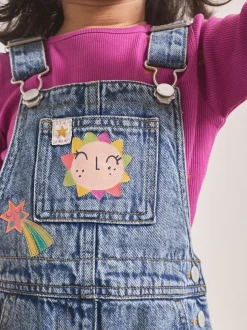 Next Denim - Ensemble salopette cosmique (3mois-7ans) Online