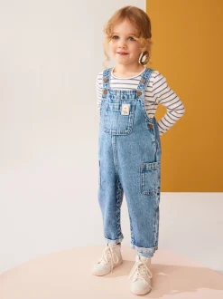 Next Denim - Salopette en coton 100% (3mths-7yrs) Clearance