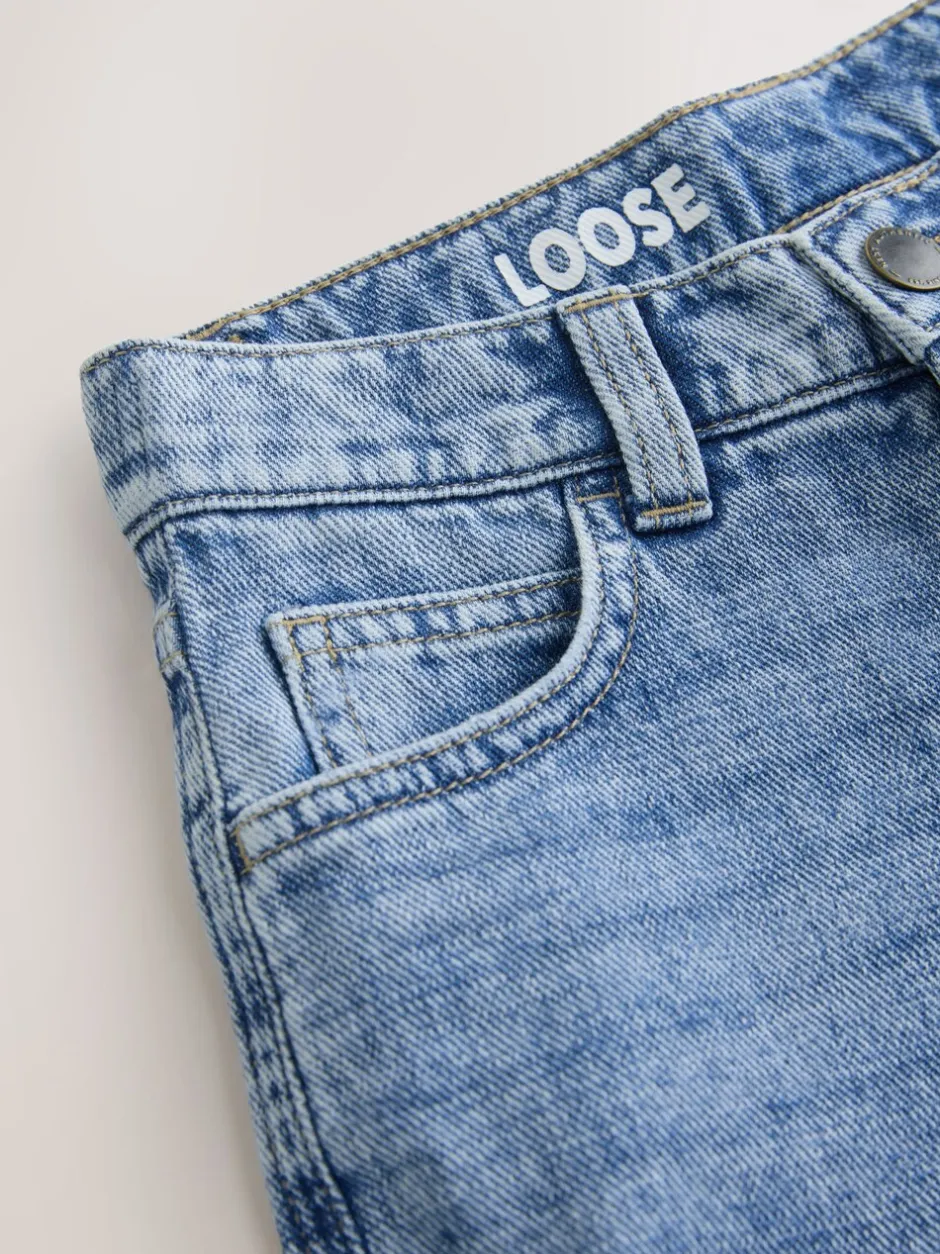 Next Denim bleu clair - Jean authentique (3-16ans) Ajustement lâche Hot