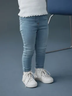 Next Denim bleu clair - Jeggings à taille élastiquée (3mois-7ans) Sale