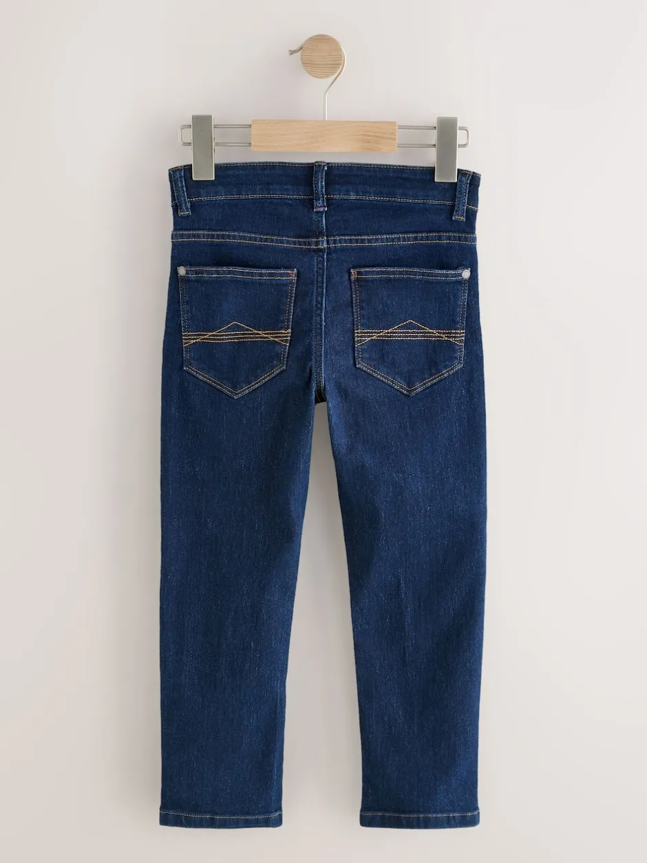 Next Denim bleu foncé/noir - Jean extensible, lot de 2 (3-17ans) Discount