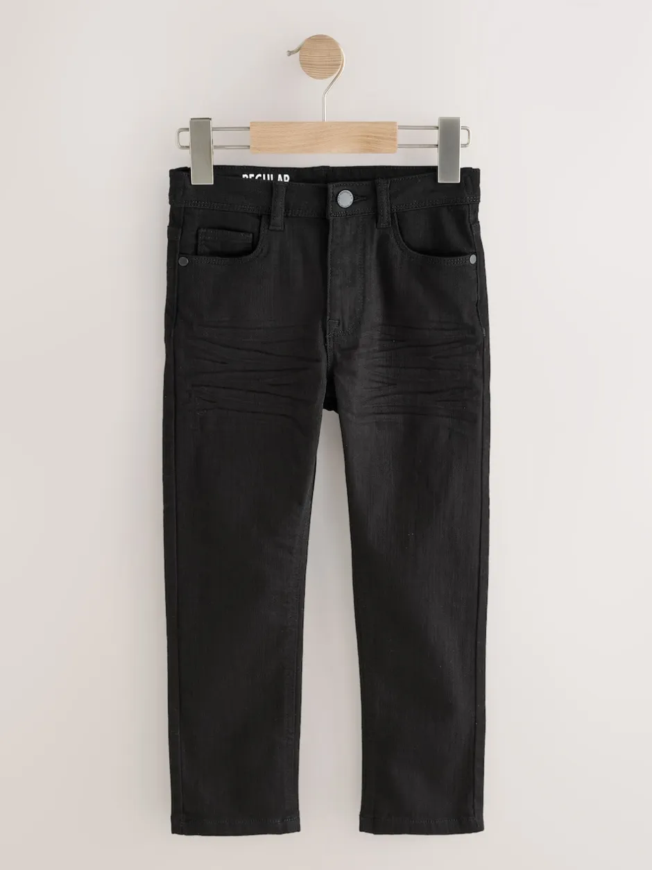 Next Denim bleu foncé/noir - Jean extensible, lot de 2 (3-17ans) Discount