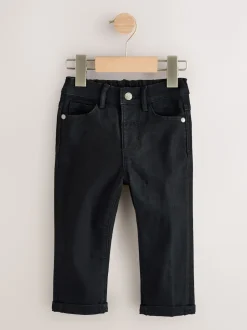 Next Denim bleu milieu/noir - 2 lot de Jean Coupe classique Extensible Confort (3mois -7ans) New